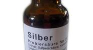 Säureflasche Silber