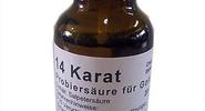 Säureflasche 14 Karat